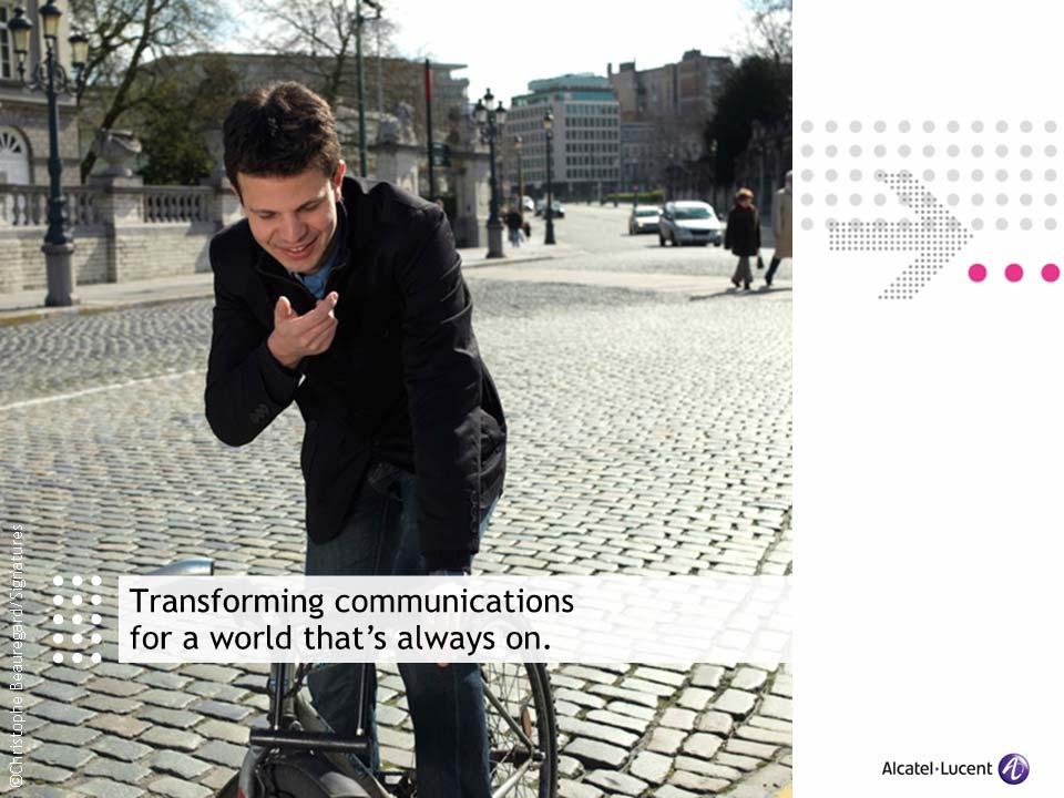 Our Vision To enrich people s lives by transforming the way the world communicates.