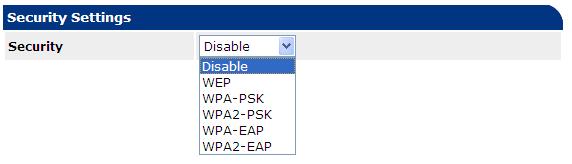 Changing Network Settings From the Web Page g Select [Authenticate Server] and then click [Import]. 3 Click the [Wireless setting] > [Manual Setup] menu.