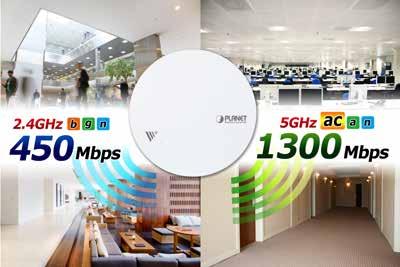 1750Mbps 802.11ac Dual Band Ceiling-mount Enterprise Wireless Access Point Standard Compliant Hardware Interface Complies with IEEE 802.11ac and IEEE 802.