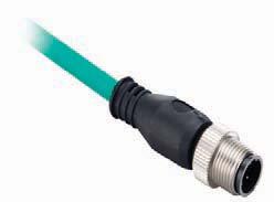 connecr options Overmolded patchcords and field attachable connecrs Suitable for M I C E 3 3 3 3 M12 D Code