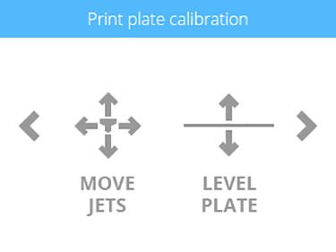27. Navigate to the Print Plate Calibration screen