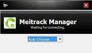 4. Turn on the device, then Meitrack Manager will detect the device model automatically and the parameter page will appear accordingly.