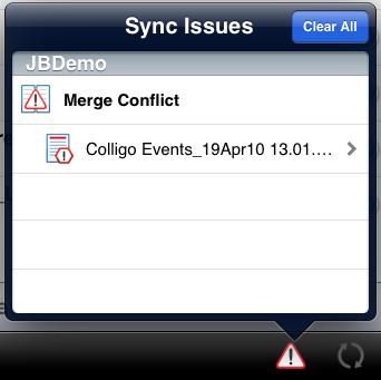 RESOLVING SYNCHRONIZATION CONFLICTS There are three potential scenarios for a conflict to occur in Briefcase: 1.
