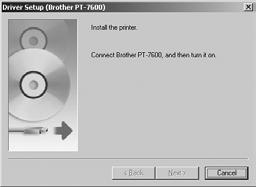 Installing the Printer driver Read the contents of the Before installing the printer driver dialog box, and then check [Yes, confirmed] and click [OK].