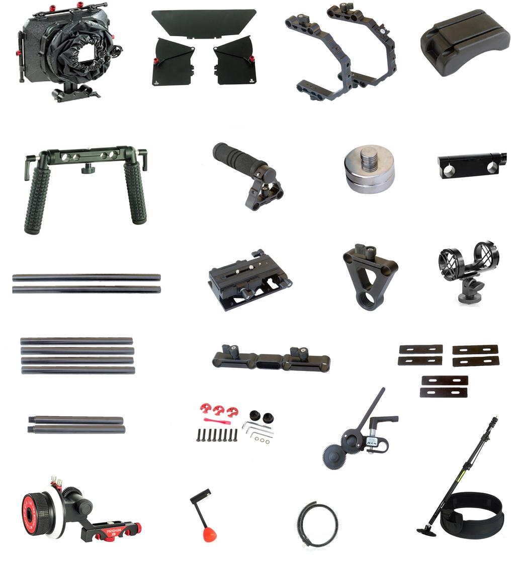 PROAIM DSLR FILM MAKING KIT 6-CF 2 I N T R O D U C T I O N Matching components to build a quality Kit saves shopping time, initial cost and most of all the components are designed to work in concert