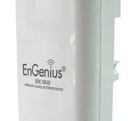 EOC 5610 extends radio coverage, avoids unnecessary roaming between Access Points and ensures a stable wireless connection while reduces the number of required equipments.