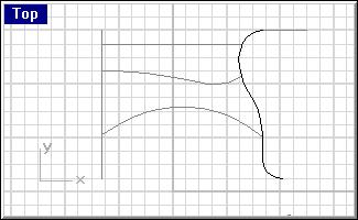 To extend a curve without boundary edges: 1 From the Curve menu, click Extend, then click By Line.