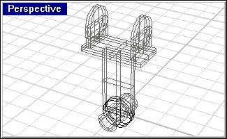 MODELING WITH SOLIDS 7 At the End of tube prompt, move your cursor into the Top viewport, toggle Ortho on and pick a point directly above the previous point. 8 Save your model.