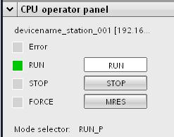 Status and error displays The CPU comes with the following LED displays: LED designation Color Meaning SF red Hardware or software error BF1 red Bus fault on 1st interface (X1) BF2 red Bus fault on