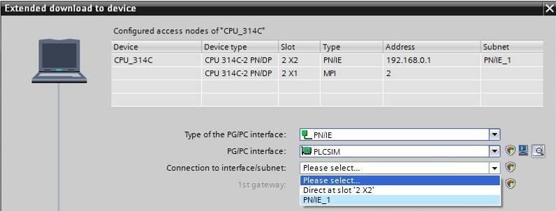 interface/subnet "PN/IE_1" For unrestricted