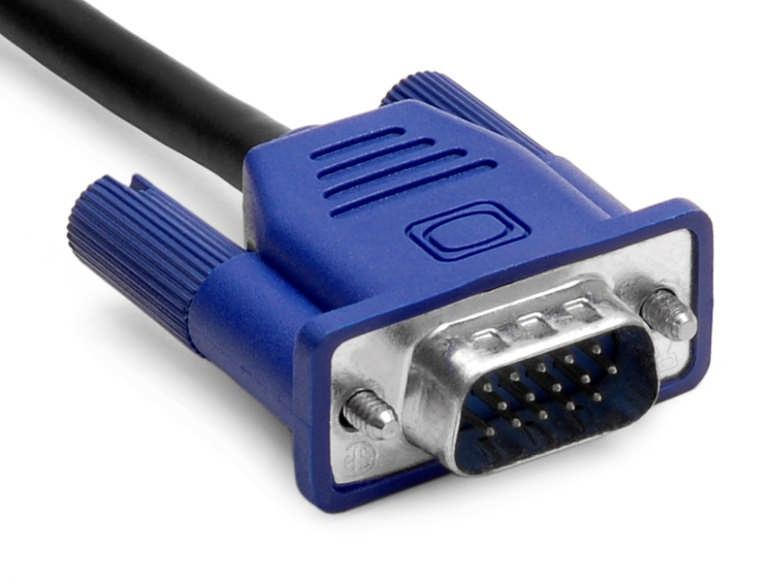 3. VGA (Video Graphic Array) Cable VGA cable is one of the most common video connectors which connect computers with monitors or television sets.