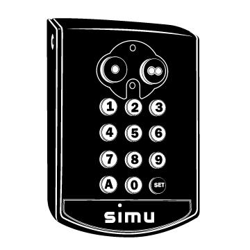 WIRELESS ACCESSORIES Simu Radio Remote Control Kits - All In One Designer Series Simu Hz Digital Keypad 8880-SWIT-00-XX Receiver Surface Mount (RC200) Single Channel PC!