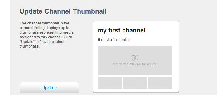 Creating and Managing a Channel T update a channel thumbnail Open a channel page that yu manage, and then click Settings.