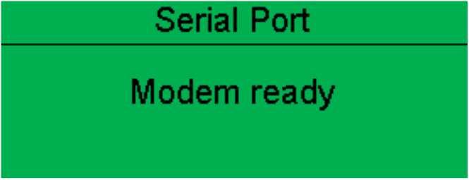 Description of Controls Modem Initialisation Sequence The modem attempts to communicate to the module If the Modem and module communicate successfully: In case of communication failure between the