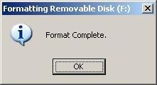 When done, click on OK and Remove the device from the computer. In order to remove a device with removable storage from the USB port, needed.