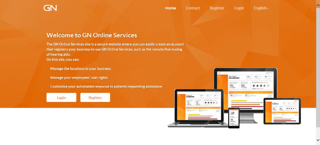 How to manage your account on GN Online Services Welcome to GN Online Services. You must register for GN Online Services to begin offering ReSound Assist to your patients.