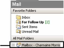Click MAILBOX under the ALL MAIL