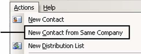 4.12.3 ADDING A CONTACT TO AN ADDRESS BOOK Open the address book by clicking on the address book on the toolbar Click FILE Click NEW ENTRY Click NEW CONTACT Select PUT THIS ENTRY IN THE option Select