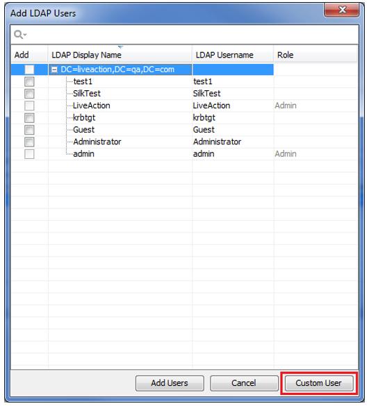 Modify LDAP Username in LiveAction It is possible to modify the LDAP username in LiveAction to something different.