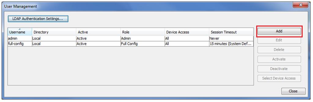 Adding LDAP Users to LiveAction Now that you have completed the LDAP Authentication Settings, let s begin adding users.