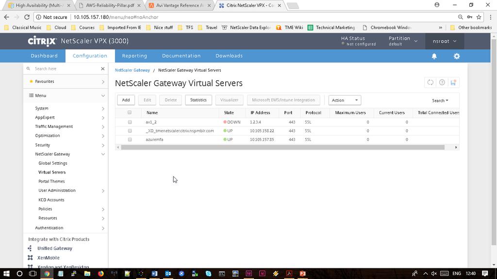 To Configure your VPN (NetScaler Gateway) Virtual Server An employee trying to log in using is redirected to a NetScaler VPN virtual server that validates the employee's corporate credentials.