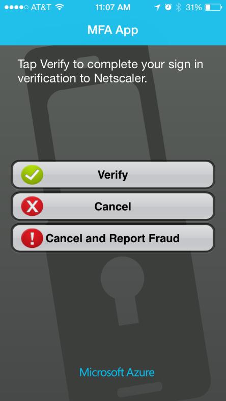 4. Reply to the text message with the same verification code. Mobile App Required: A device with the Azure Authenticator app activated. 1. On a computer, open the login page in a web browser. 2.