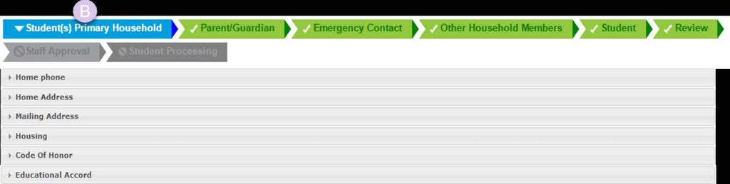 6. Emergency Contacts Connect any persons listed under Emergency Contacts with existing people in Campus by clicking Link Person. 7.