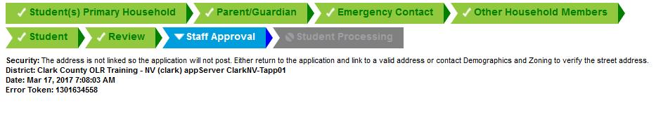 Make note of the applicant s address. Click the Clear Address Fields button to make all of the address fields blank. B.