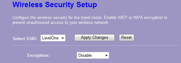 Items Select SSID Encryption Show Password Information Please choose a SSID you have set for this router in the Wireless > Basic Settings from the drop-down list.