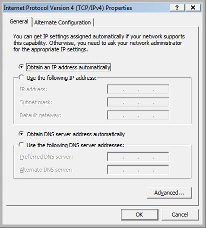 2-2-2. Windows Vista IP address setup: A.