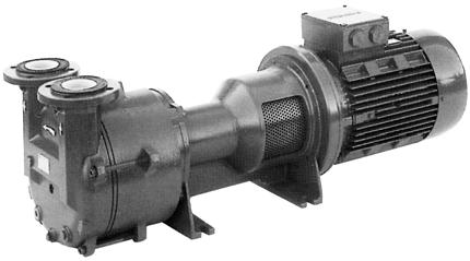 LRL450 SINGLE STAGE PUMP 5 0 0 00 00 00 70 Torr to Curved blade impeller and variable discharge port for optimum performance Variable pitch dynamically balanced impeller for low noise and vibration