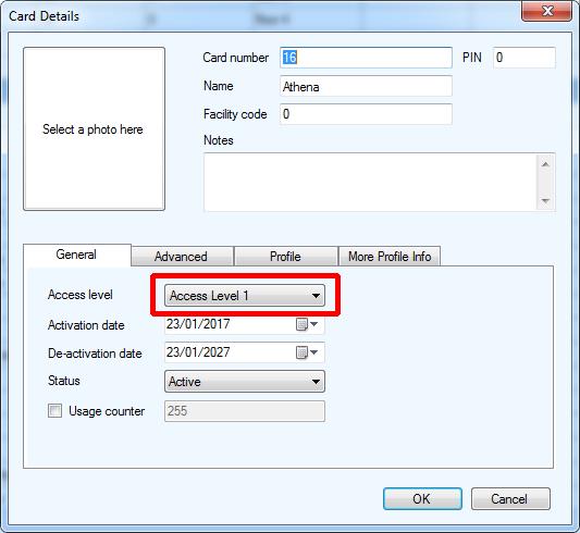 2. Double-click the first card. Figure 14. Card Details 3. Record the access level associated with each resident s card in Table 6 on page 21. 4. Repeat these steps for each card. 1.7 Upgrade the TX3 Configurator Upgrade the TX3 Configurator to version 2.