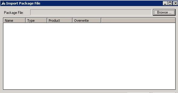CHAPTER 4 EPAYSTUB REPORTS 7. The Import Package File window will open. 8. Click on the Browse button to browse to the location where the customized package file was saved.