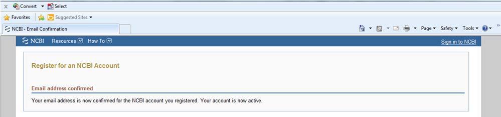 Your Account Settings page should resemble the following.
