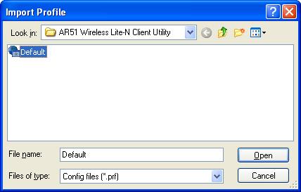 Figure 3-9 3.1.2.6. Scan Available Networks 1. Click Scan on the Profile Management screen (shown in XFigure 3-2X), the Available Infrastructure and Ad Hoc Networks window will appear below. 2.