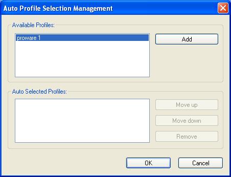 1. On the Profile Management screen (shown in XFigure 3-2X), click Order Profiles. 2.
