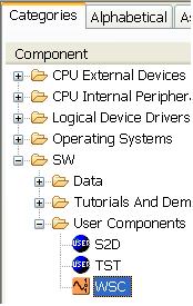 Figure 3. WSC component in PE Components Library 5.
