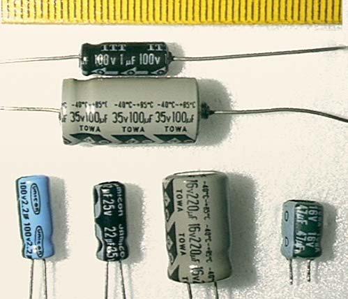 Plastic film capacitors They have good precision, but should be used only in low frequency circuits (up to a few MHz).