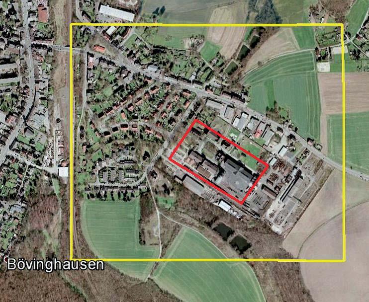 Zeche Zollern (Dortmund, Germany) OBLIQUE SYSTEM IGI PentaCam (80/80) GSD 10cm 910 images (yellow area) UAV (4 selected buildings) oblique/nadir, GSD