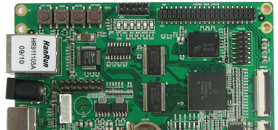 DevKit8000 Evaluation Kit TI OMAP3530 Processor based on 600MHz ARM Cortex-A8 core Memory supporting 256MByte DDR SDRAM and 256MByte NAND Flash UART, USB Host/OTG, Ethernet, Camera, Audio, SD,