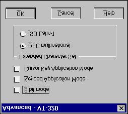 In the Advanced dialog box, clear the 8 bit mode check box and then click OK. 14.