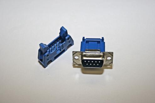 D Subminiature Connector with Metal Face Assemble an