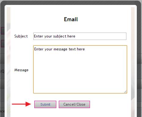 Click on the envelope icon in the Assessor s email section to