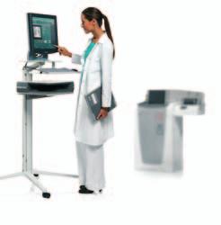 Standard phosphor plate Needle-based detector Supports both standard phosphor plates and needle-based detectors A first in the world of General Radiography CR, the DX-G supports both needle-based