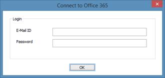 Click Save icon on toolbar, or select Save option from File Menu. 4. In Save Mailbox Option dialog box, select Office 365 radio button and click OK. 5.