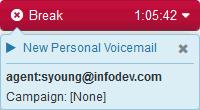 Processing Voicemail Messages and Callbacks Processing Voicemail Messages Personal Voicemail Messages When you have a new