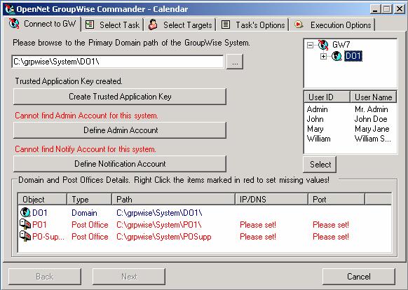 OpenNet Software Ltd. GWCommander v.3 Admin Guide, Page 8 3. Click the Create Trusted Application Key button.