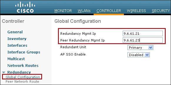 AP SSO Gui Config For Your Reference By default HA is disabled.