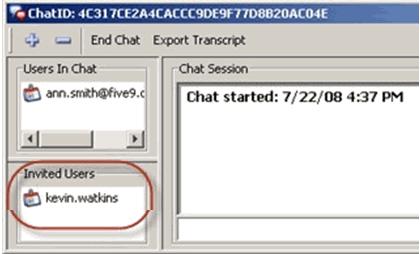 Using Internal Communication Tools Using the Internal Chat Function 3 Click OK.
