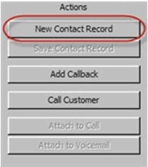 This view includes all calls to the contact, with the name of the agent involved, the disposition assigned to the call, and the phone number. This table can be sorted by clicking a column heading.
